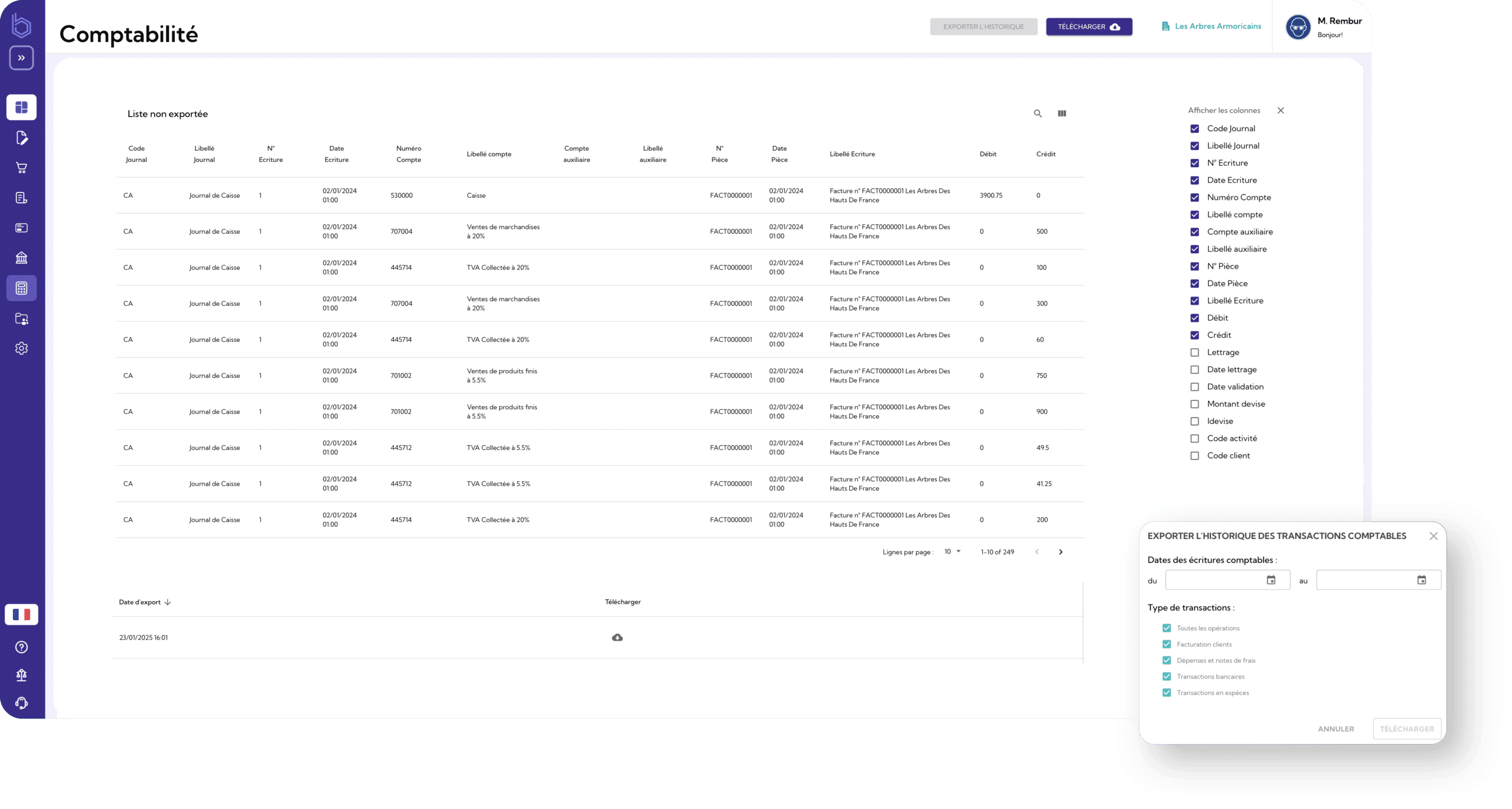 Pré-comptabilité